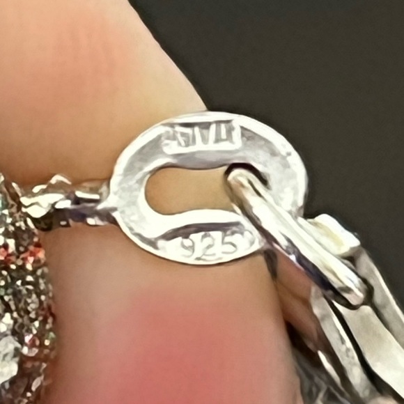 .925 silver starfish necklace. - Picture 5 of 10